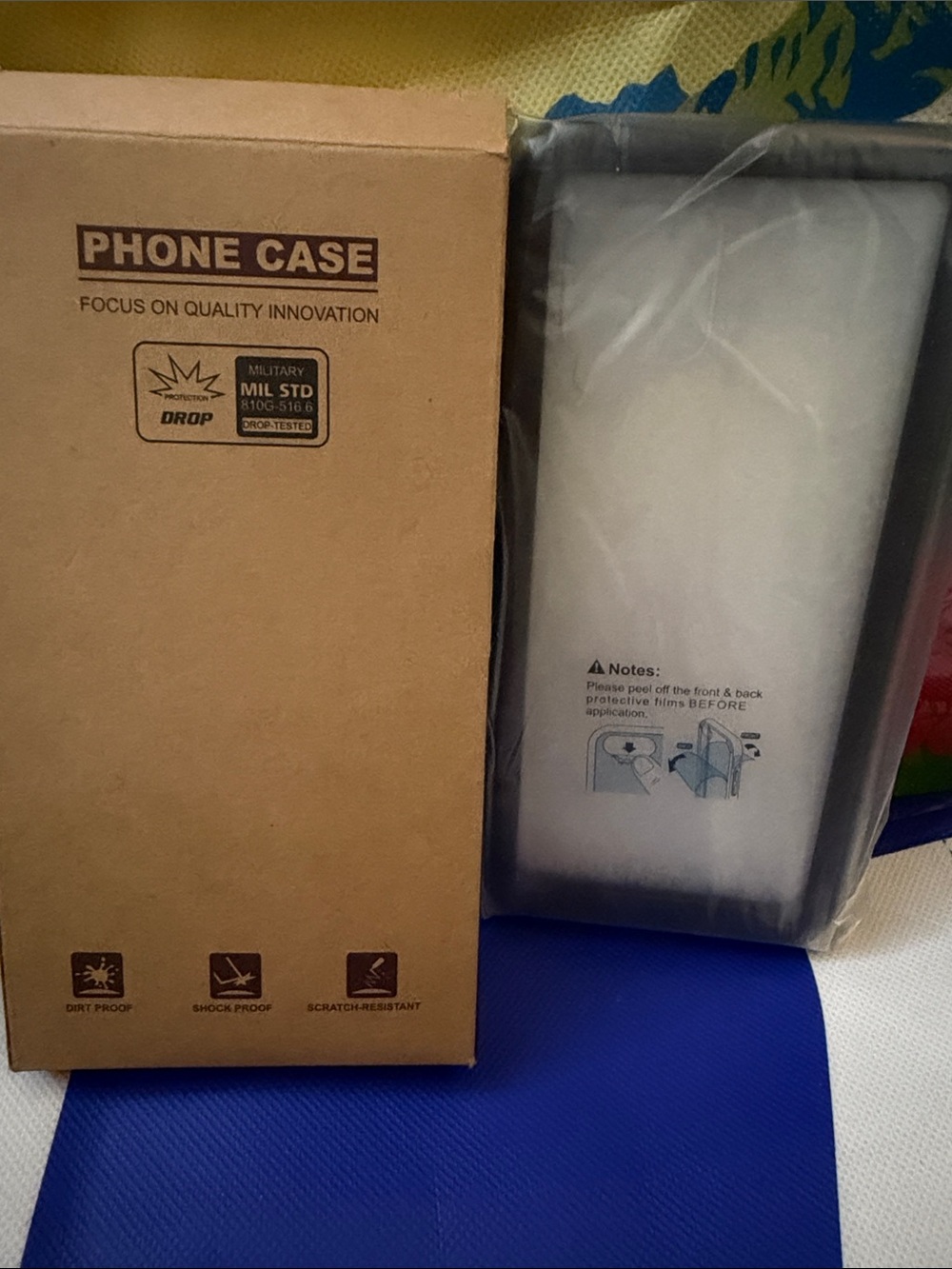 Samsung A42 Black Phone Case Protective Cover - Durable Shockproof